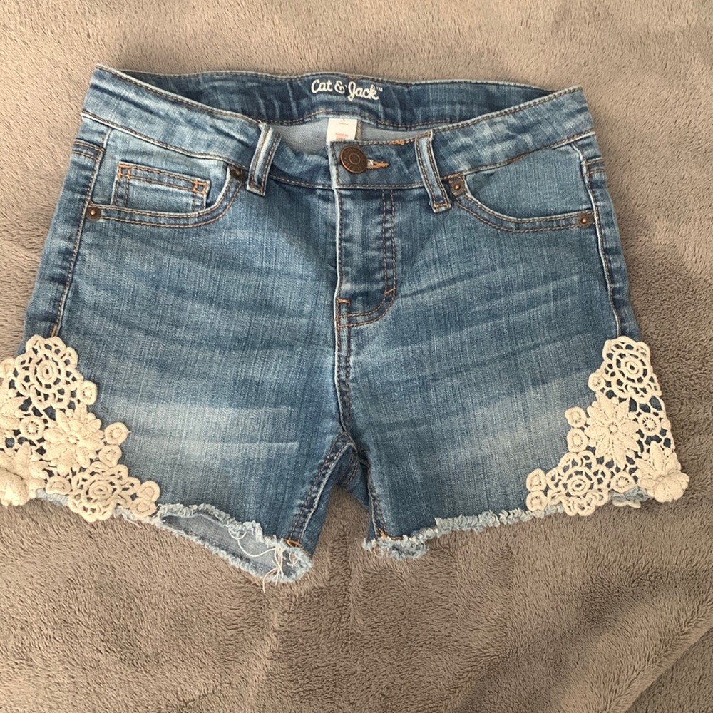 Cat&Jack Floral Jean Shorts